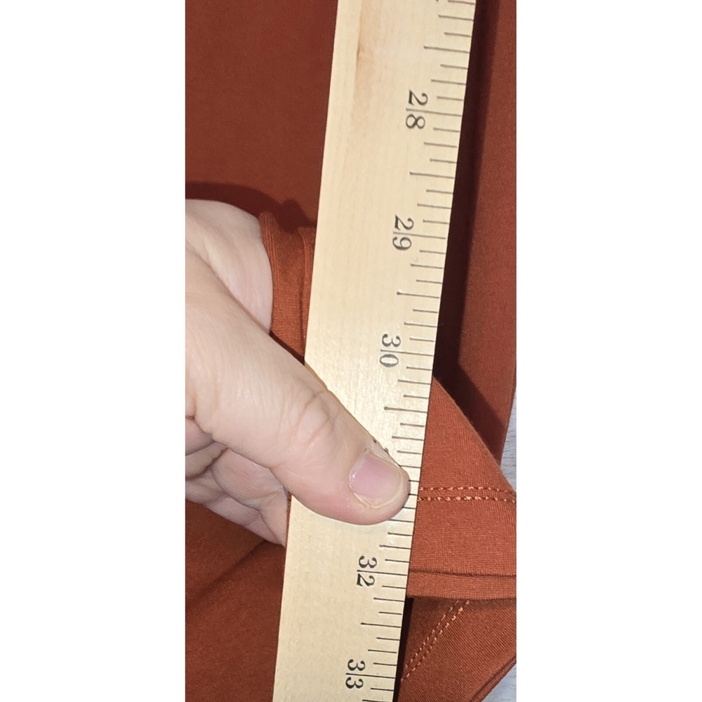 Betabrand Bootcut Sailor Yoga Pants Size M 31x32 Terra Cotta Tall 70s - Picture 4 of 9